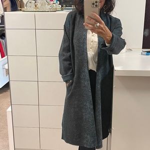 Gorgeous Eileen Fisher Open Front Cardigan Sweater Coat